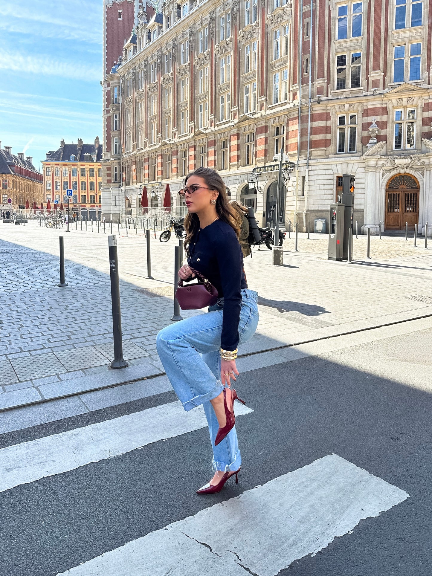 MATHILDE - Kitten heels vernies bordeaux
