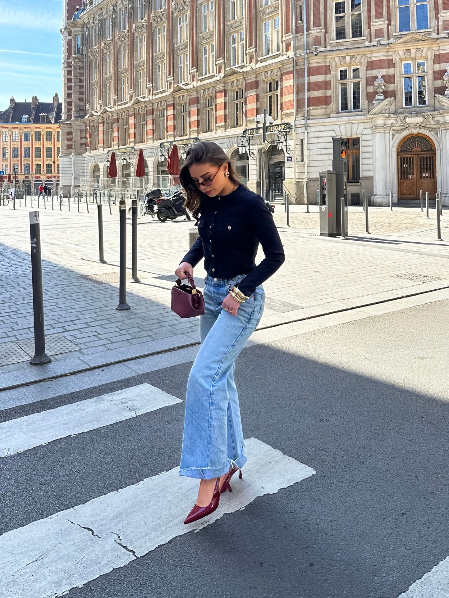 MATHILDE - Kitten heels vernies bordeaux